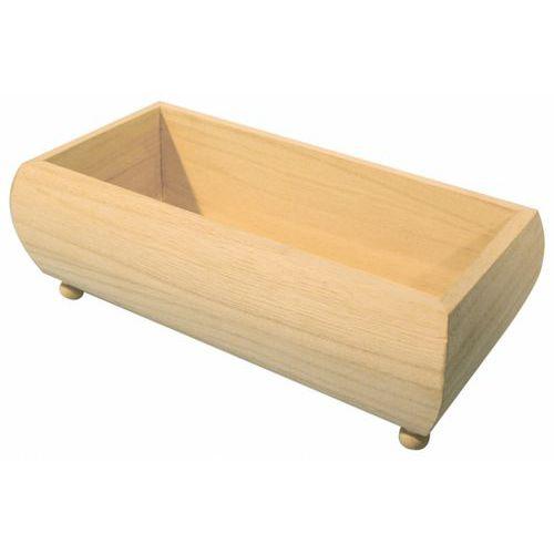 Boîte vide-poches en bois à décorer 20 x 10 x 5,7 cm thumbnail image 1