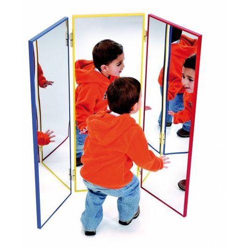 Illustration de : Triptyque miroir 35x100 cm