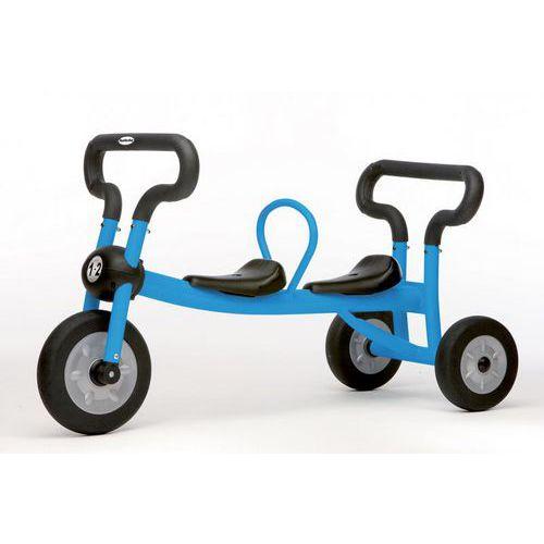 Illustration de : Tandem 1er âge selle 28cm - Italtrike