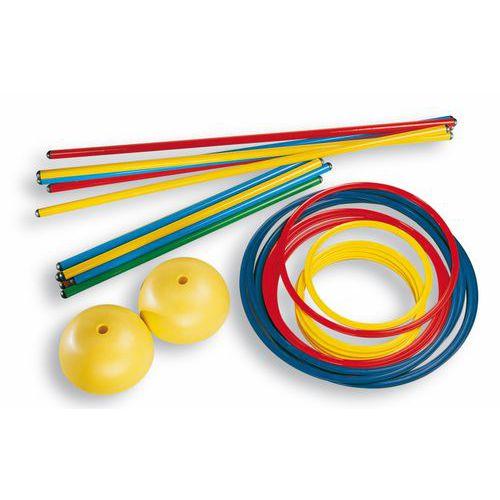 Illustration de : Lot de 8 jalons 0.80 m en ABS