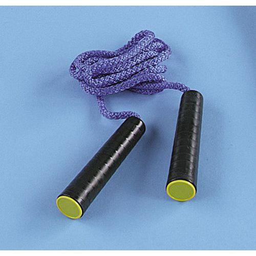 Illustration de : Corde à sauter avec poignée