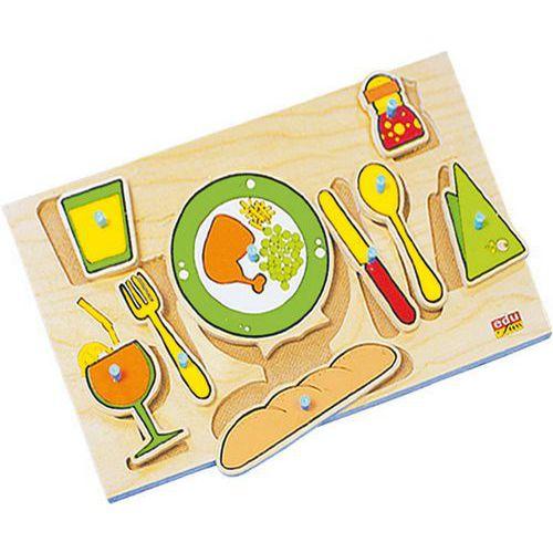 Puzzle en bois : le repas thumbnail image 1