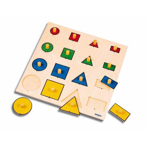 Illustration de : Formes géométriques et couleurs - Educo