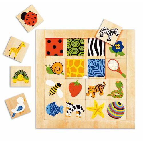 Illustration de : Puzzle texture - Goula