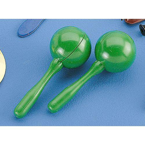 Maracas ronds en plastique (Paire) thumbnail image 1