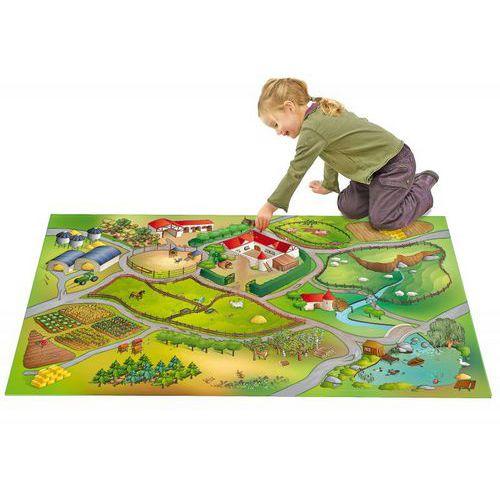 Illustration de : Tapis de jeu 'la ferme'