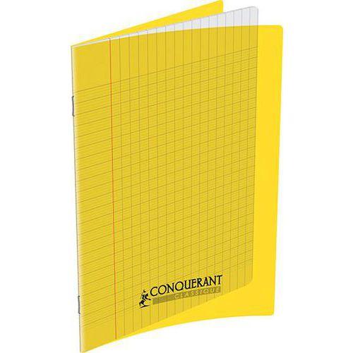 Cahier polypropylène 90g 48 pages seyes 24x32 cm - jaune thumbnail image 1