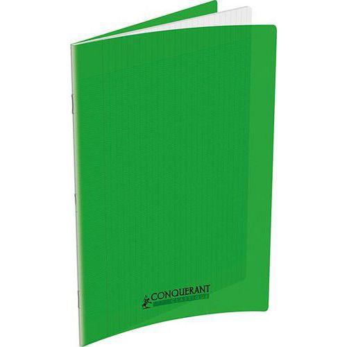 Cahier polypropylène 90g 48 pages seyes 24x32 cm - vert thumbnail image 1