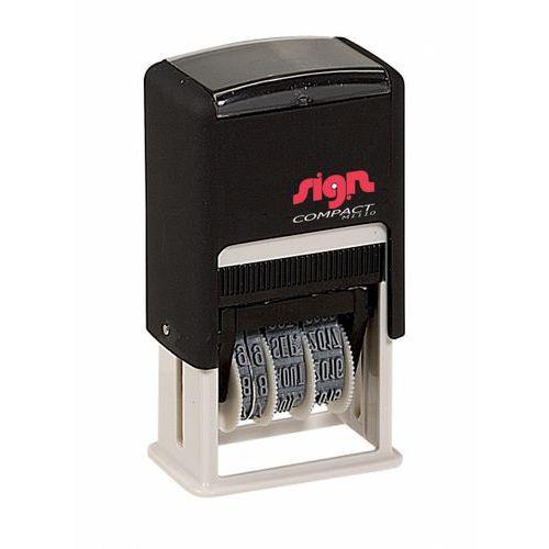 Illustration de : Tampon dateur compact - Sign
