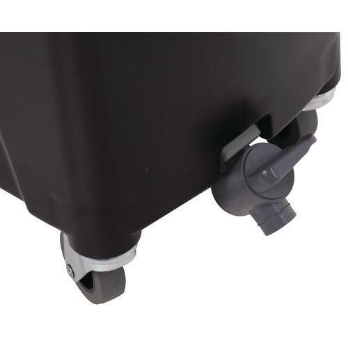 Illustration de : Chariot de lavage double seau 2 x 15 L avec presse à plat - Manutan Expert