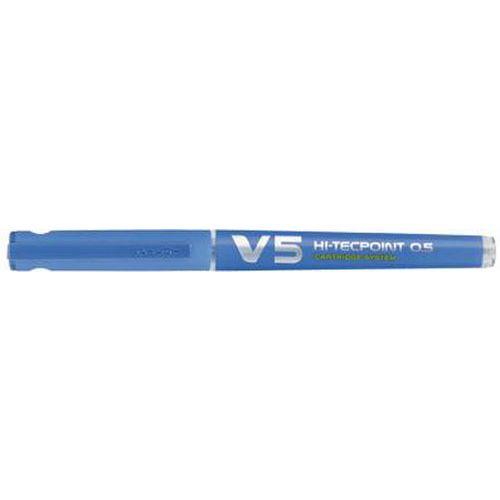 Stylo roller encre liquide Begreen Hi-Tecpoint V5 pointe 0.5 mm - bleu thumbnail image 1