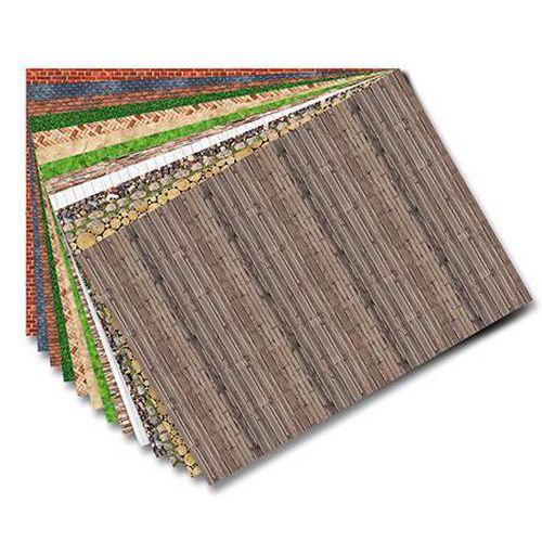 Illustration de : Pochette 13 feuilles papier decor construction 80g 50x70 cm - Folia
