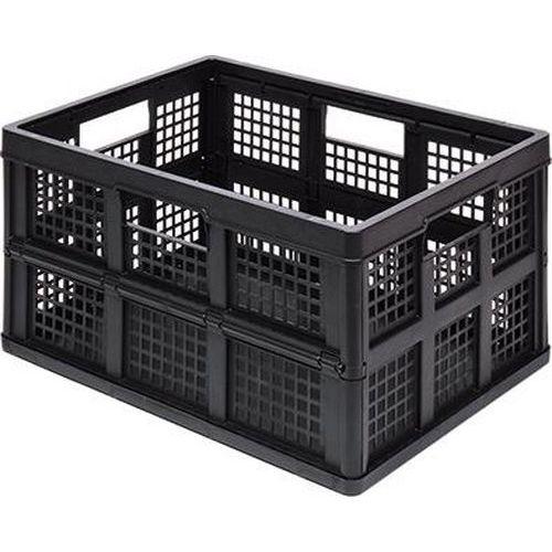 Bac de rangement pliant 45l empilable. dim : 400x575x280 mm thumbnail image 1