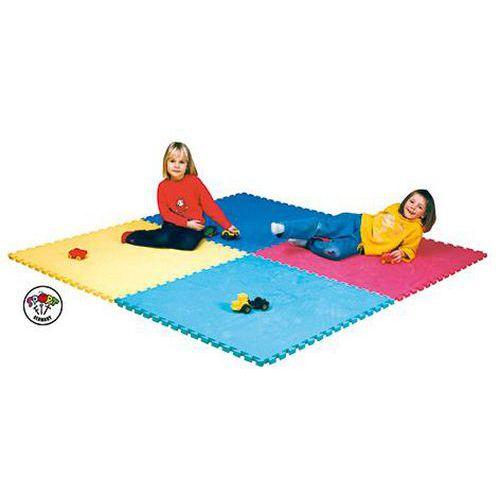 Illustration de : Tapis de sol format puzzle