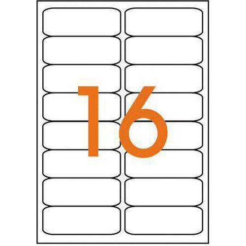 Illustration de : Boite 1600 étiquettes 99,1x33,9 mm - Apli