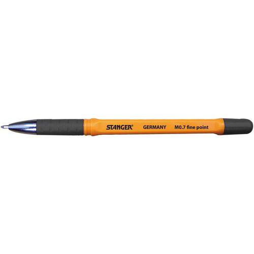 Stylo bille grip pointe fine 0.7 mm corps orange - noir thumbnail image 1