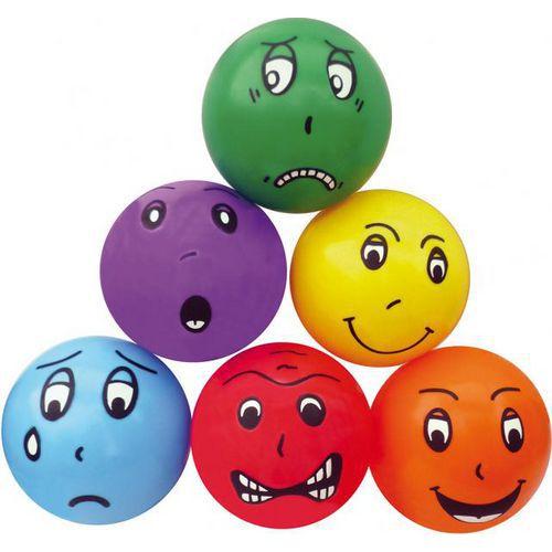 Lot de 6 balles émotions. thumbnail image 1