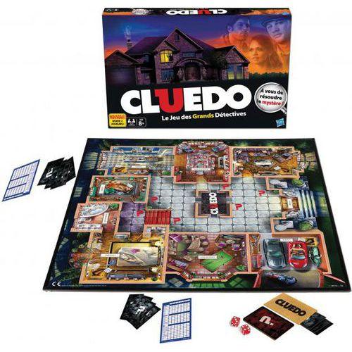 Illustration de : Cluedo - Jeu d'enquête - Hasbro