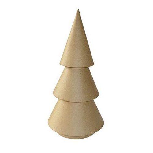 Illustration de : Sapin carton à décorer à la forme design - Décopatch
