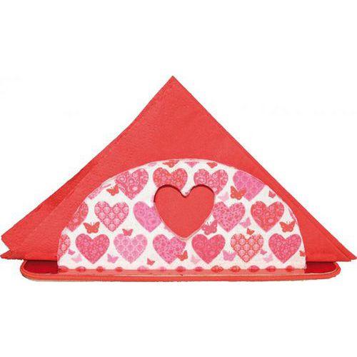 Porte-serviette médium bois - coeur thumbnail image 1