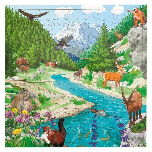 Illustration de : Puzzle 'la montagne' - Rolf