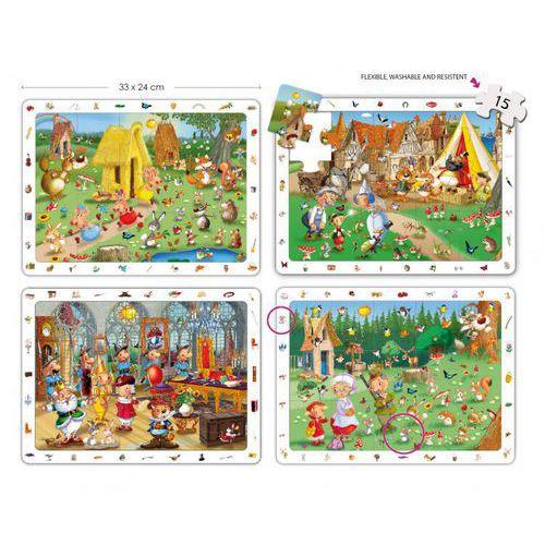 Set 4 puzzles d'observation les contes thumbnail image 1