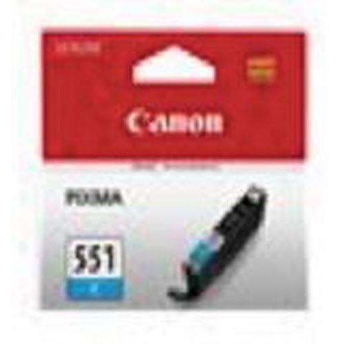 Cartouche jet d'encre Canon CLI-551C 6509B001 - cyan thumbnail image 1