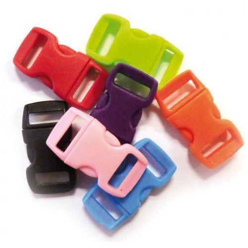 Sachet de 10 clips plastique 10mm en couleurs assorties fullname image