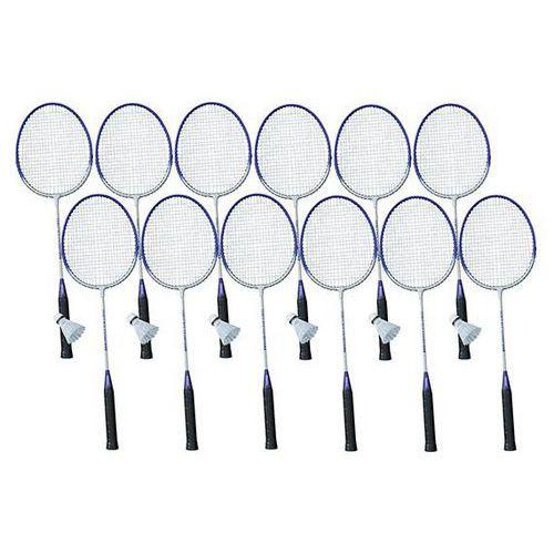 Lot de 12 raquettes badminton + 6 volants fullname image