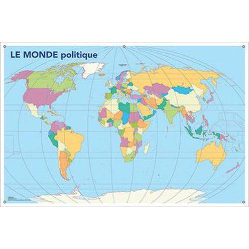 Carte muette recto/verso monde thumbnail image 1