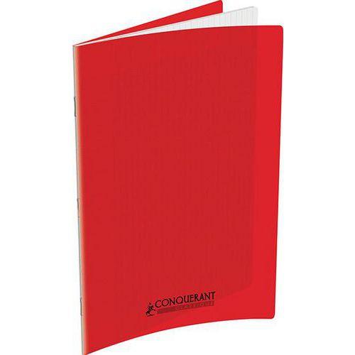 Cahier polypropylène 90 g 140 pages seyes 24x32 cm - rouge thumbnail image 1