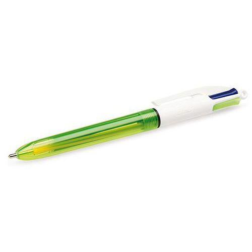 Stylo 4 couleurs fluo BIC pointe moyenne thumbnail image 1