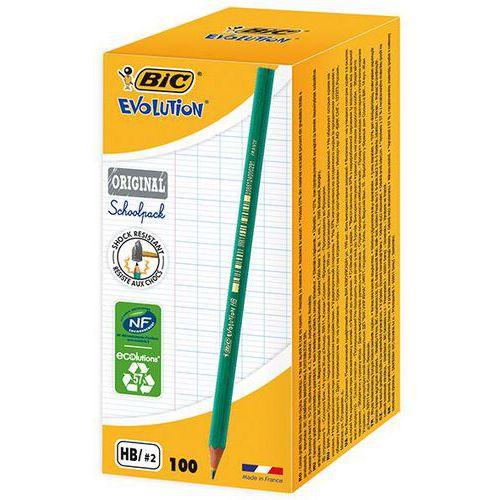 Crayon noir HB évolution Bic (Classpack de 95 + 5 crayons offerts) thumbnail image 1