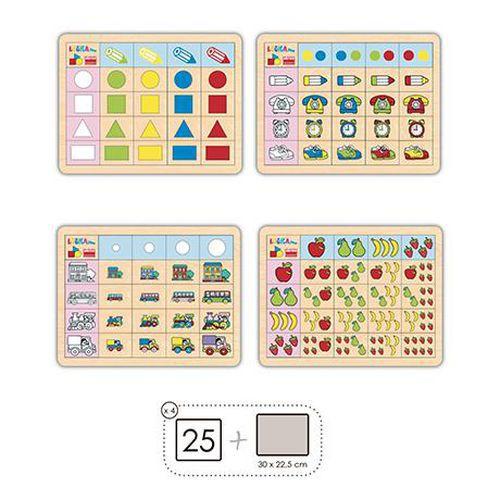 Illustration de : Ensemble 4 puzzles logique 2 - Akros