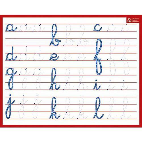 Illustration de : Ardoise minuscules cursives