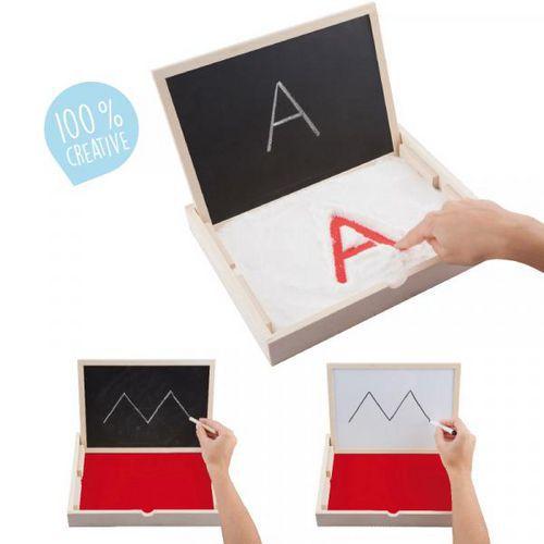 Illustration de : Plateau multi sensoriel de pré-écriture - Akros