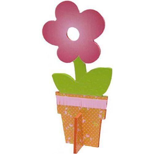 Illustration de : Fleur 3D sur socle 200 x 96 x 57 mm.