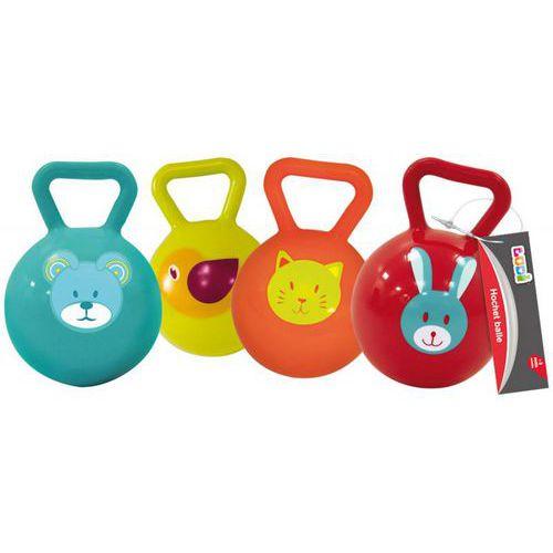 Illustration de : Lot de 4 balles hochet