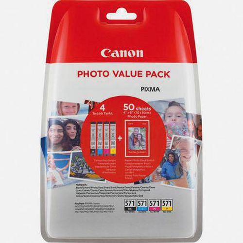 Cartouche Canon CLI-571 Pack 0386C004 4 couleurs - Canon fullname image