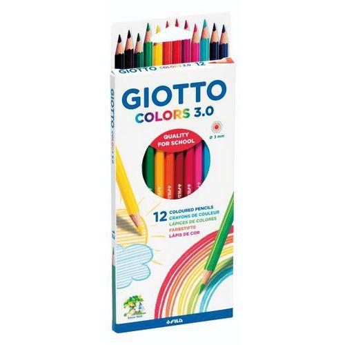 Illustration de : Etui 12 crayons colors 3.0 - Giotto