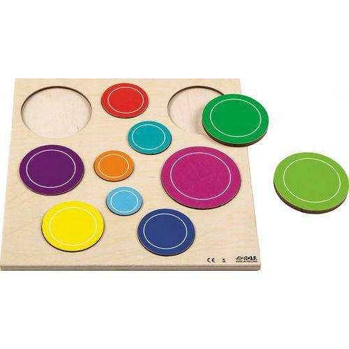 Illustration de : Lot 2 puzzles en relief - Rolf