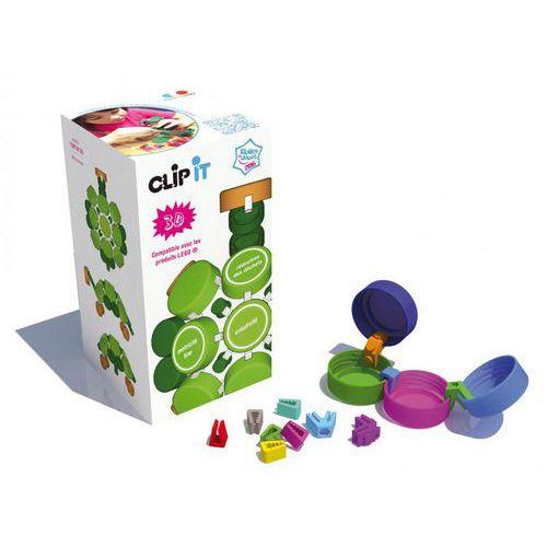 Illustration de : Boite de 400 clips compatible avec Lego