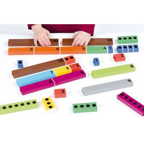 Illustration de : Ateliers réglettes de mathématiques - Educational advantage