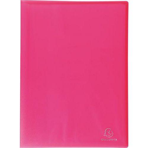 Illustration de : Reliure plastique 30 volets transparents cristal - Exacompta