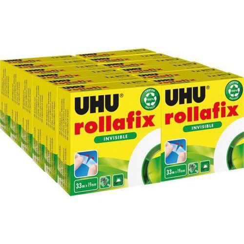 Illustration de : Rollafix rouleau adhésif invisible 19 mm x 33 m - Uhu