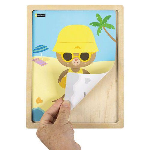 Illustration de : Puzzles - kimi - les saisons-Nathan