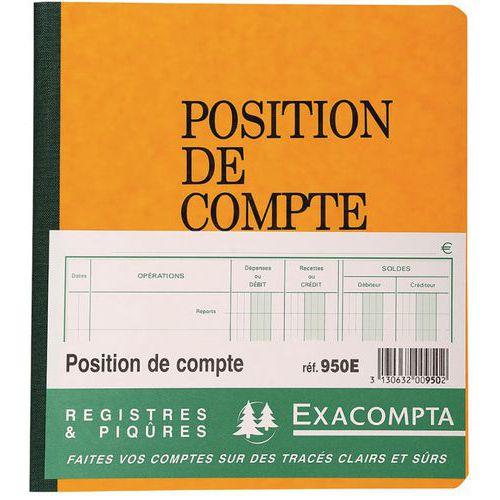 Piqûre position de compte 21x19cm 80 pages thumbnail image 1