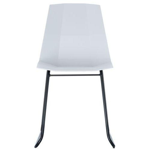 Lot de  2 Chaises Cube pied et coque polypro Blanc thumbnail image 1