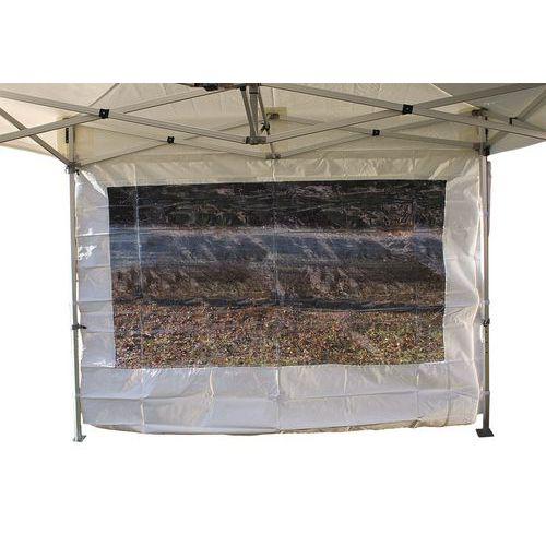 Illustration de : Rideau fenêtre pour stand pro pliant Trigano Collectivités