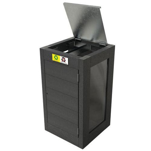 Poubelle Canopée vigipirate tri plexi plastique recyclé Espace Urbain thumbnail image 1
